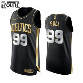 Dres Boston Celtics Tacko Fall 99 2020-21 Crna Golden Edition Swingman - Dječji